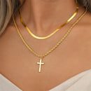 Colar com Pingente de Cruz