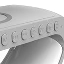Luminária, Abajur, Caixa de som, Carregador sem fio e Despertador Smart Station 2023 - Falacomigo.com