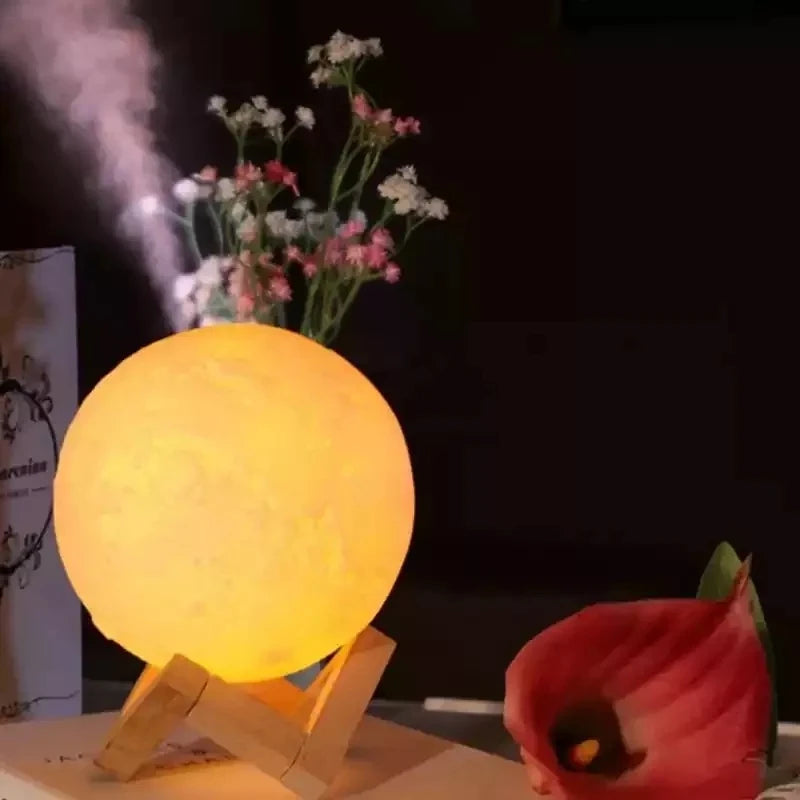 Umidificador Aromatizador Luminária 3D