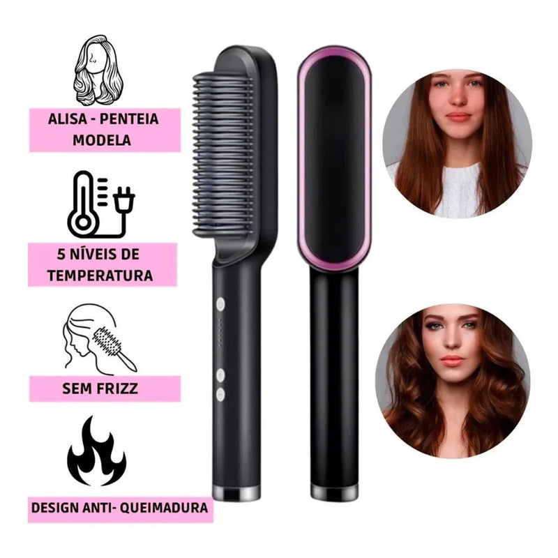 Escova GlowLiss 3 em 1