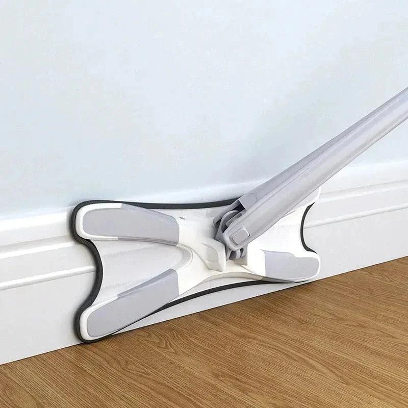 Esfregão Giratório Lava E Seca Torção Microfibra Multiuso Limpeza de Piso Cozinha Limpa Rodo Mágico 360° - Falacomigo.com