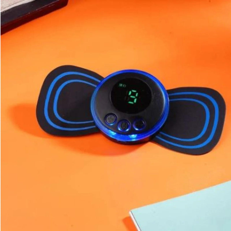 Mini Massageador Portátil Elétrico Cervical EMS Alivia Dores Corpo Pescoço, lombar - Falacomigo.com