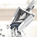 Esfregão Giratório Lava E Seca Torção Microfibra Multiuso Limpeza de Piso Cozinha Limpa Rodo Mágico 360° - Falacomigo.com