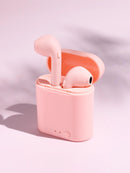 i7Mini TWS 5.0, headset intra-auricular esportivo com microfone, caixa de carregamento. - Falacomigo.com