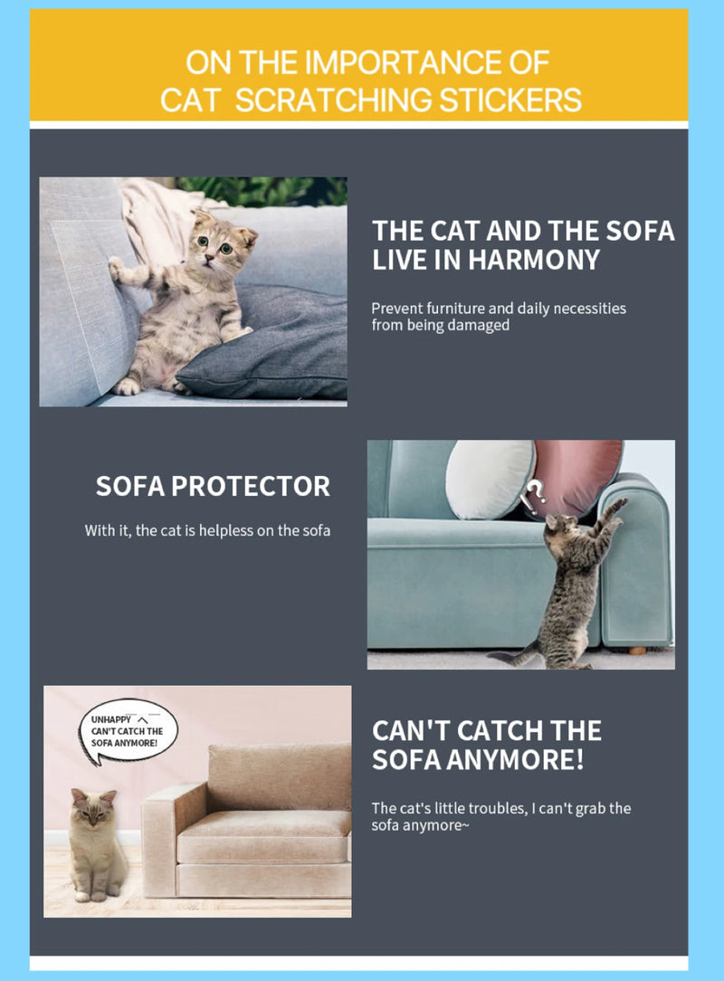 Fita Anti-iscos Para Gato Transparente -CatDog