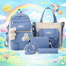 kit 5 Bolsa Mochila BelaNova
