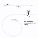 Coleira luminosa recarregável USB