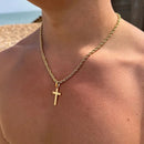 Colar com Pingente de Cruz
