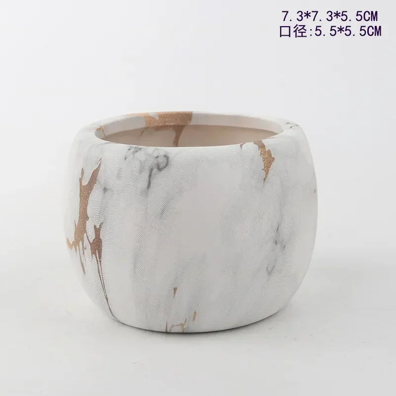Vasos de Cerâmica para Suculentas