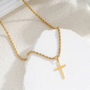 Colar com Pingente de Cruz