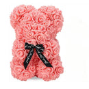 Urso de pelúcia com rosa eterna artificial, novidade de 2025, ideal para o Dia das M
