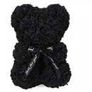 Urso de pelúcia com rosa eterna artificial, novidade de 2025, ideal para o Dia das M