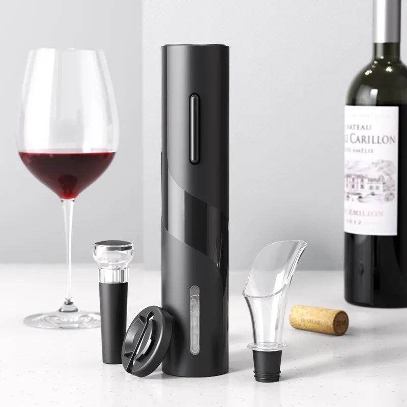 Abridor de Vinho Elétrico Original + 3 Brinde Gratis - Falacomigo.com