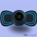 Mini Massageador Portátil Elétrico Cervical EMS Alivia Dores Corpo Pescoço, lombar