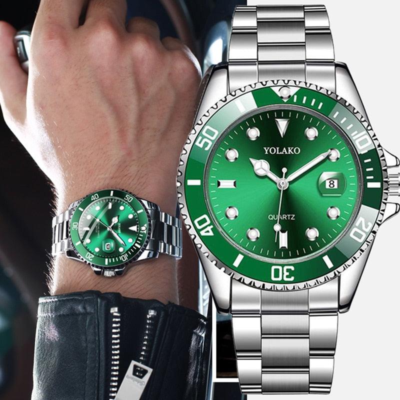Relógio Masculino Timmons em Aço Inoxidável (FRETE GRÁTIS) - Falacomigo.com